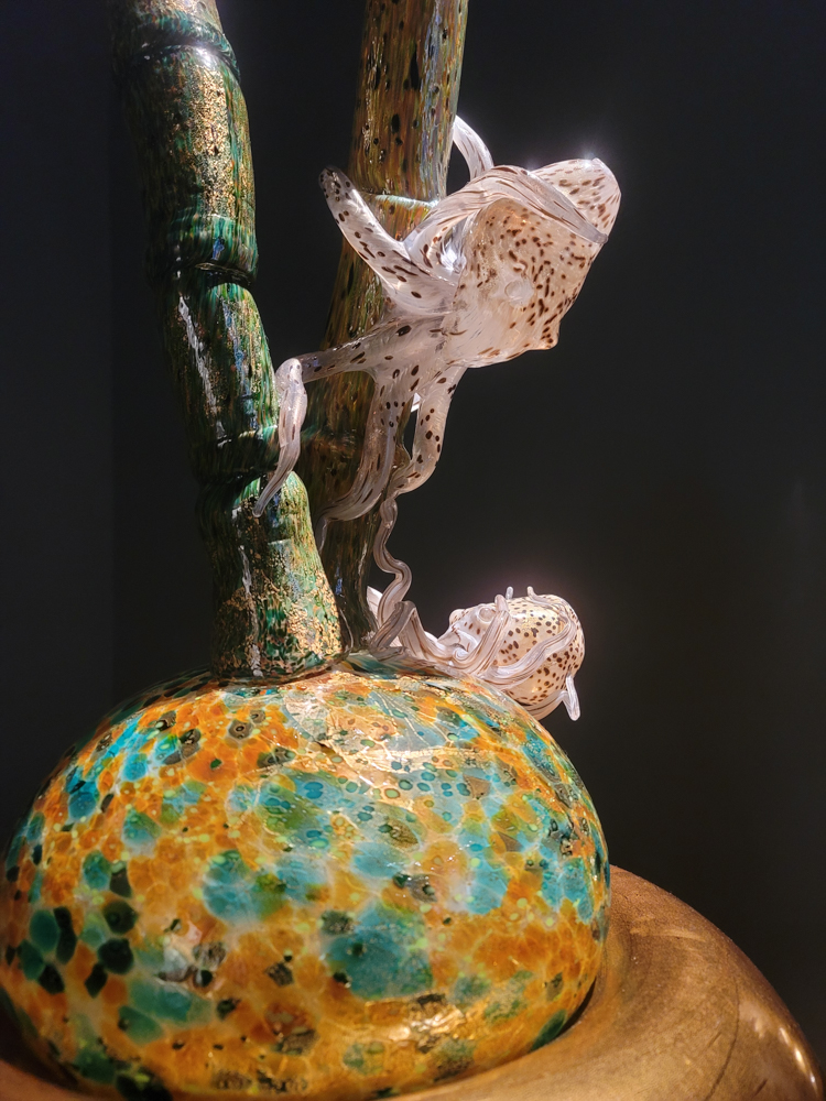 Octopus on kelp